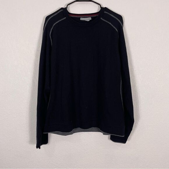Smartwool Black 100% Merino Wool Crewneck Sweater - Picture 1 of 8